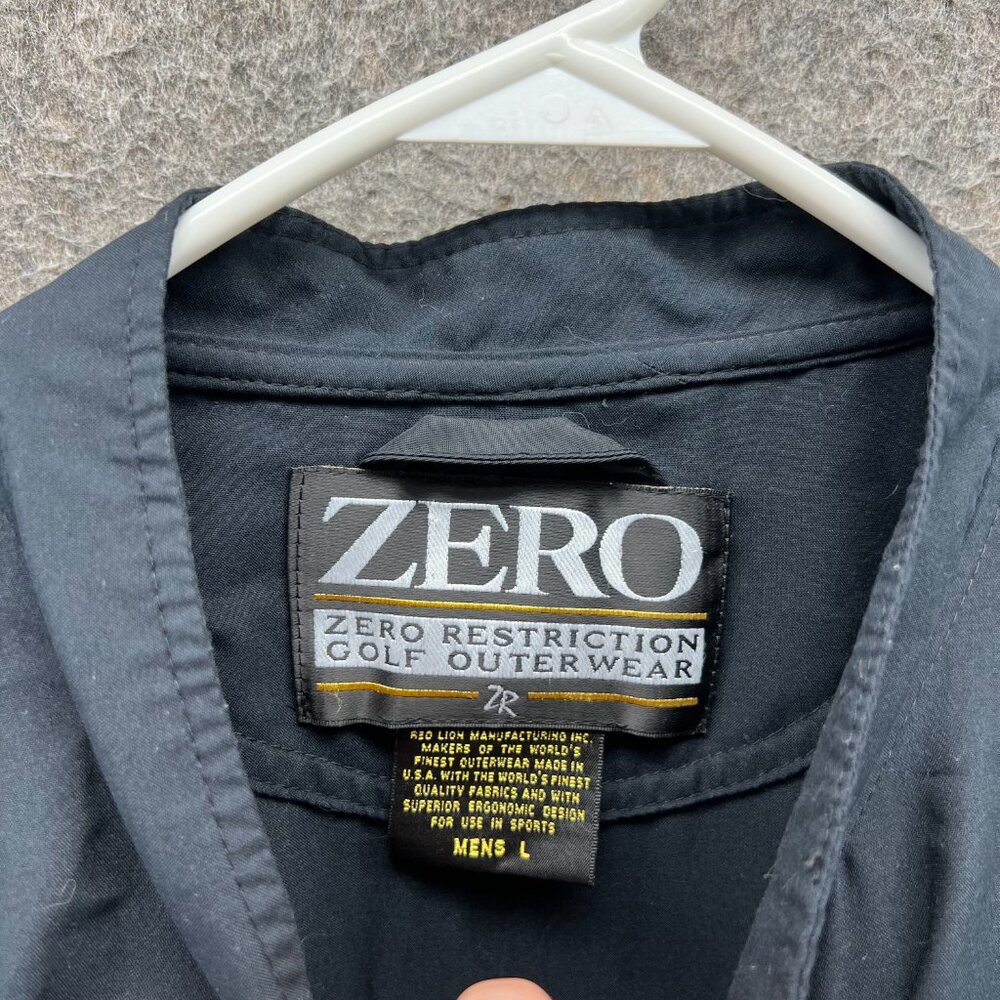 Zero Restriction Jacket Men Large Black Pullover … - image 5
